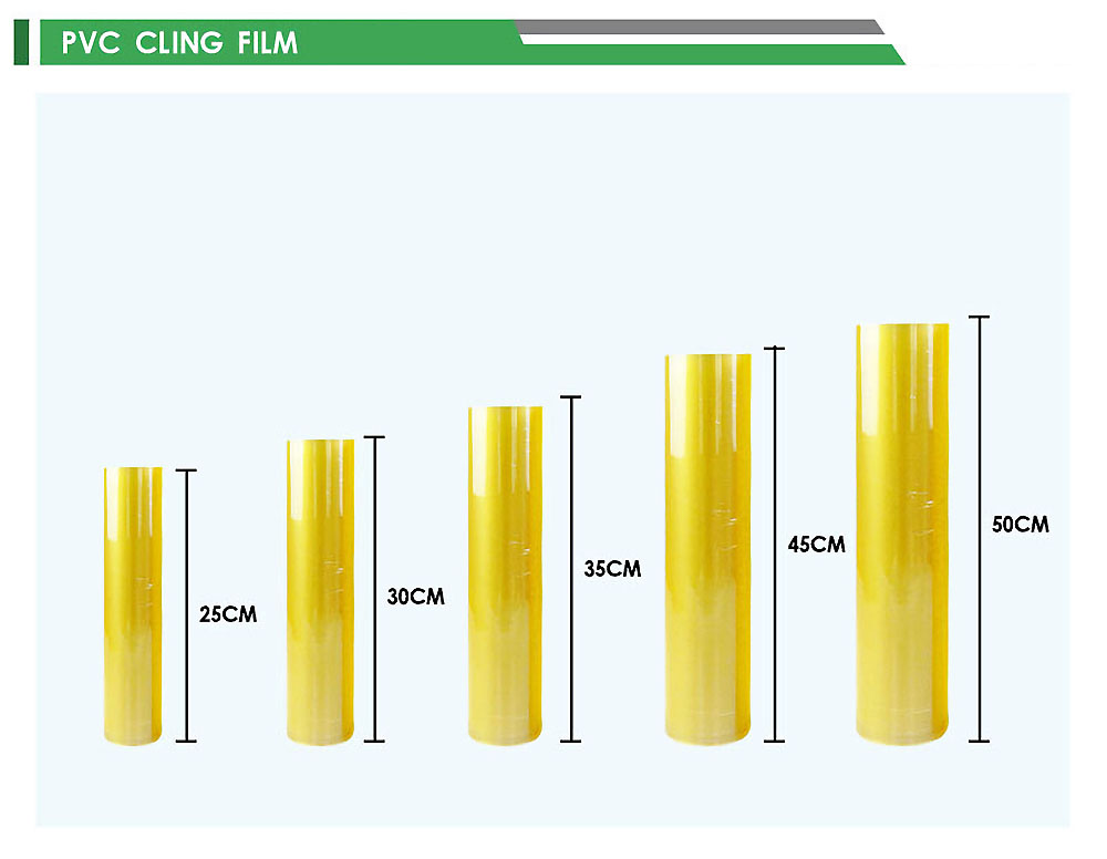 ข้อมูลเฉพาะของ ฟิล์มยึด PVC